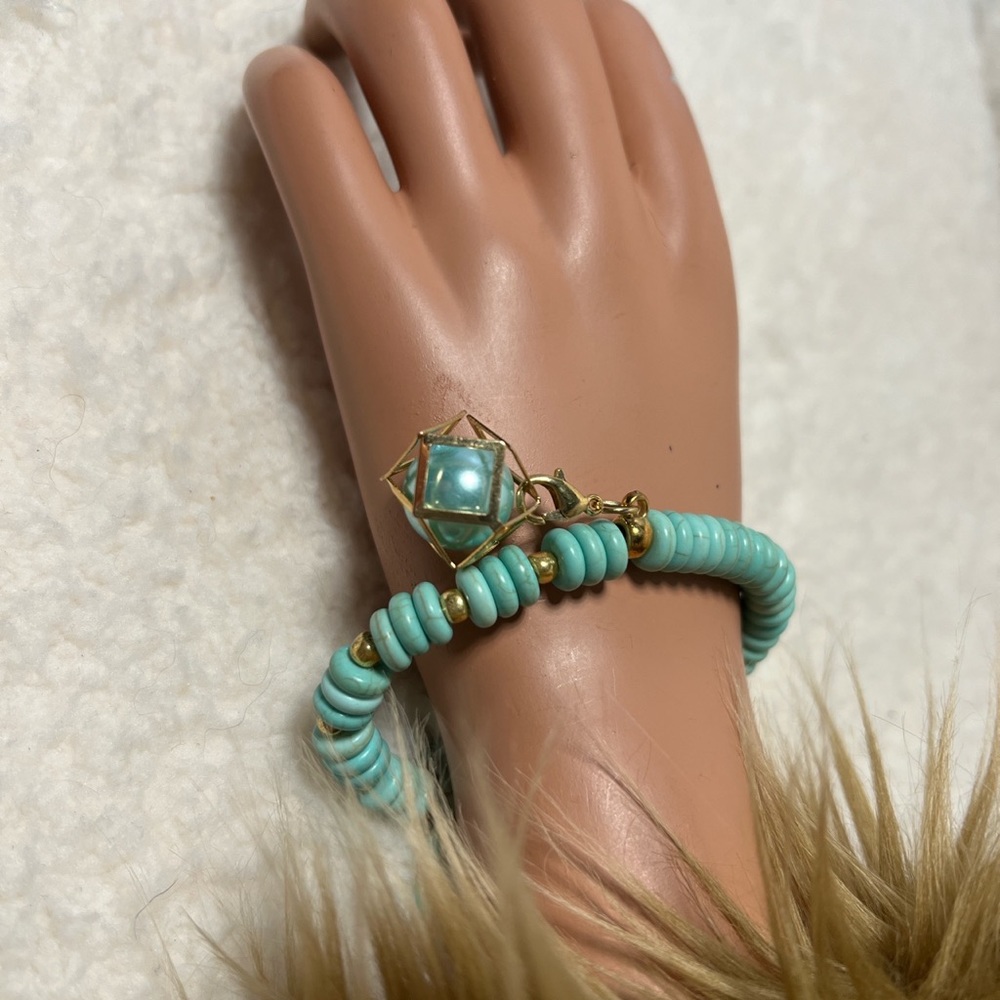Bracelet Blue Turquoise.